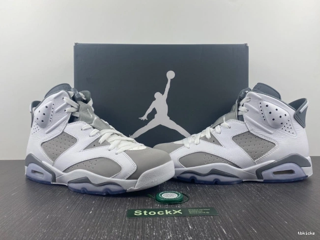 Cheap TB CT8529-100 Jordan 6 Cool Grey Air 0825